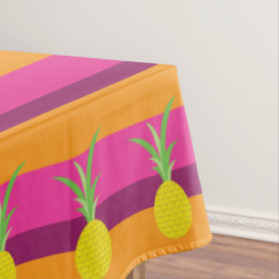 Pineapple Kids Birthday Party Tablecloth