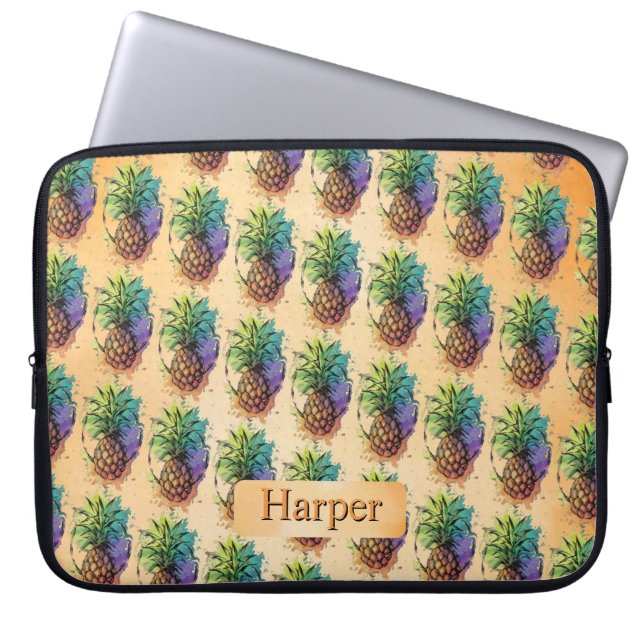 Pineapple Laptop Sleeve (Front)