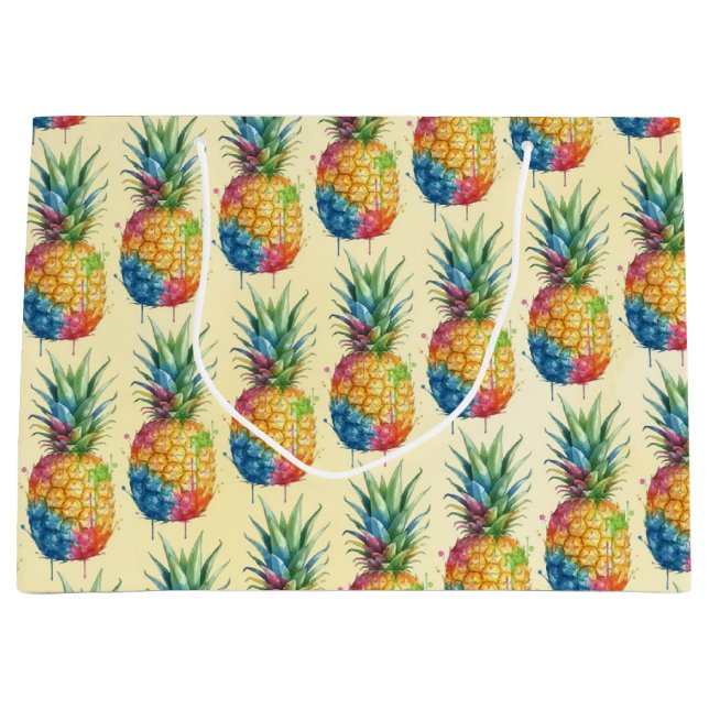 Pineapple Large Gift Bag (Front)
