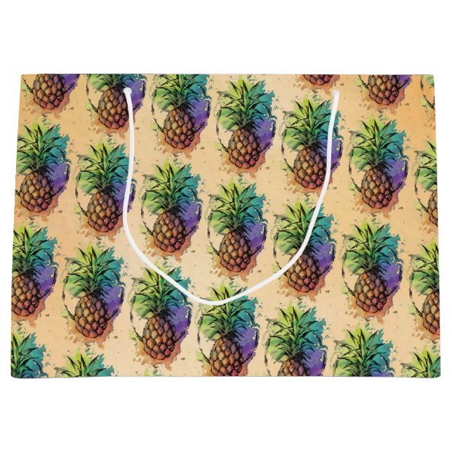 Pineapple Large Gift Bag (Front)