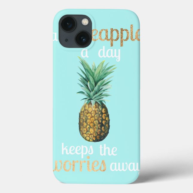 Pineapple Life Quote Case-Mate iPhone Case (Back)