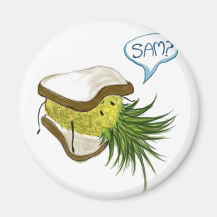 Pineapple Logo Magnet