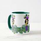 Pineapple Luau Tropical Mugs