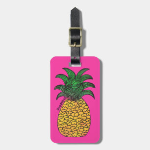 Pineapple Luggage Tag