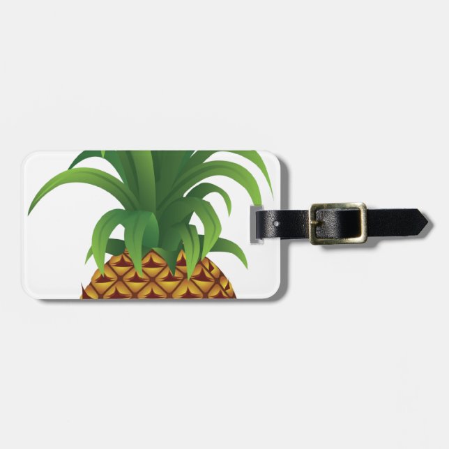 Pineapple Luggage Tag (Front Horizontal)