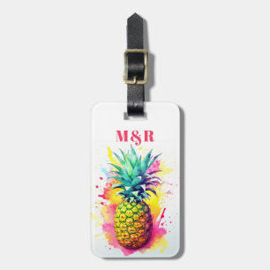 Pineapple Luggage Tags