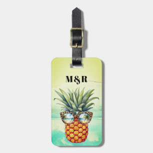 Pineapple Luggage Tags