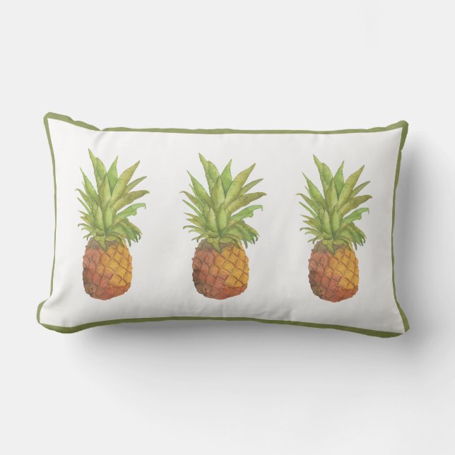 Pineapple Lumbar Pillow (Front)
