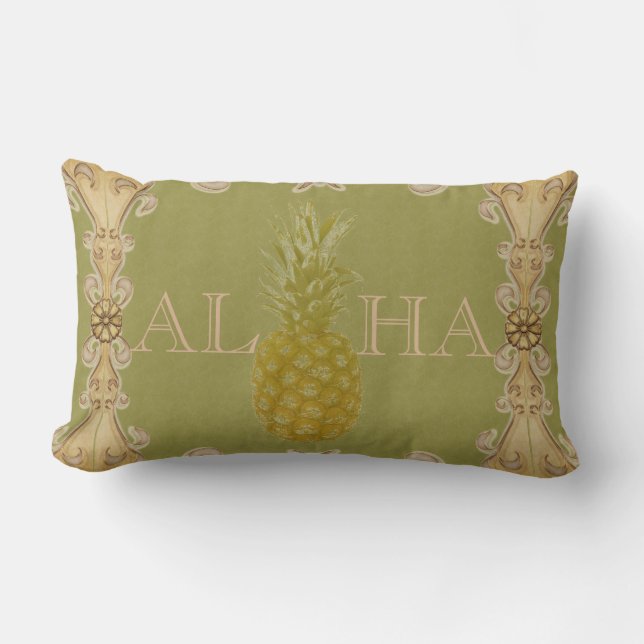 Pineapple Lumbar Pillow (Front)