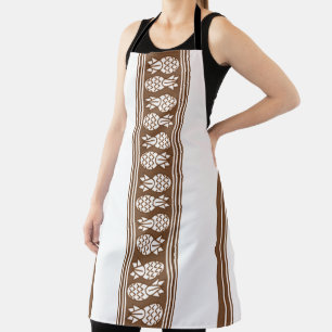 Pineapple Luxury Jacquard Stripes Apron
