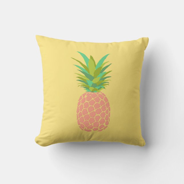 Pineapple +Map +Yellow Cushion (Front)