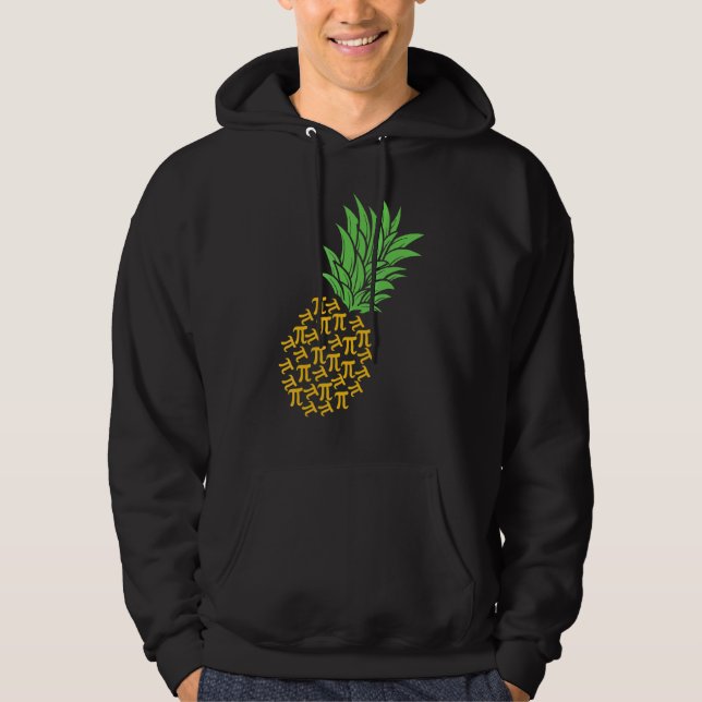 Pineapple Math Mathematician Mathematics Algebra N Hoodie (Front)