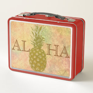 Pineapple Metal Lunch Box