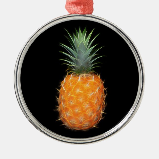 Pineapple Metal Tree Decoration (Front)