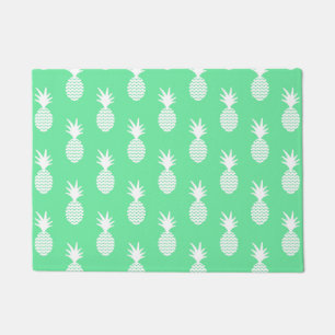 Pineapple Mint Pattern Doormat
