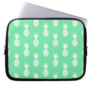 Pineapple Mint Pattern Laptop Sleeve