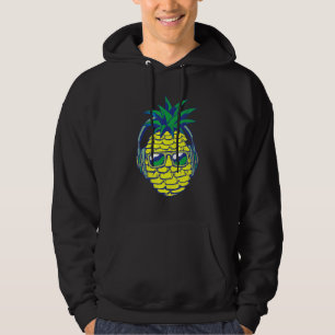 Pineapple Music Musician Synthesizer Techno Festi Hoodie