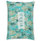 PINEAPPLE O'CLOCK Tropical Whimsical Watercolor