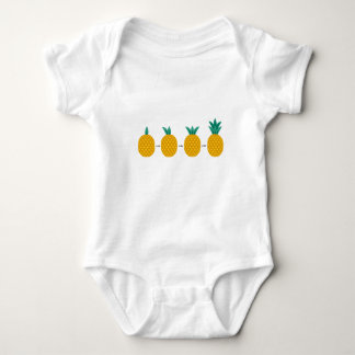 Pineapple One-Piece Baby Bodysuit