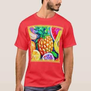 Pineapple Orange Banana Fruits. Buy Now T-Shirt