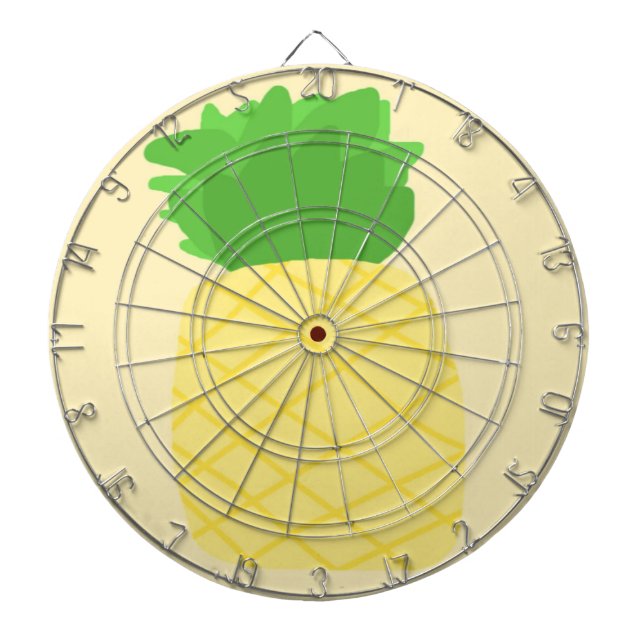 pineapple painting art dartboard (Front)