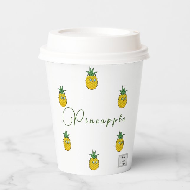 Pineapple Paper cup (Front)