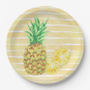 Pineapple Paper Plate
