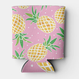 Pineapple Paradise: Tropical Pattern Can Cooler