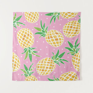 Pineapple Paradise: Tropical Pattern Tapestry