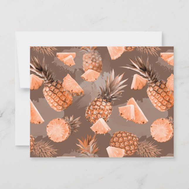 Pineapple Pattern 4 Card (Front)