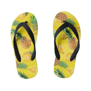 Pineapple Pattern 7 Kid's Thongs