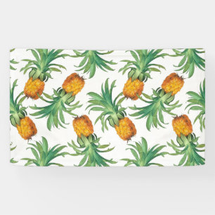 Pineapple pattern banner