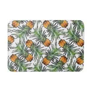 Pineapple Pattern Bath Mat