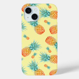 Pineapple Pattern iPhone 15 Case