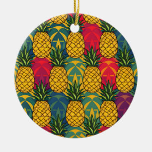 Pineapple Pattern Ceramic Ornament