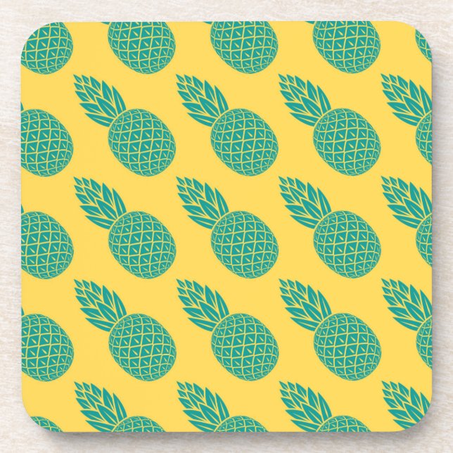 Pineapple Pattern Coaster (Front)