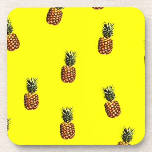 pineapple pattern coaster