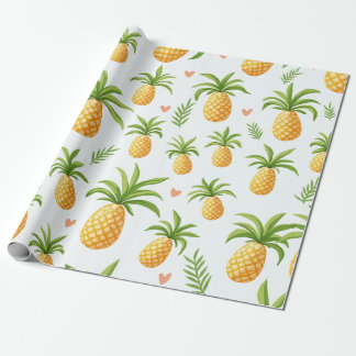 pineapple pattern design Wrapping papper Paper