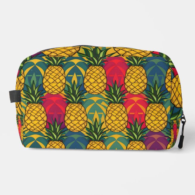 Pineapple Pattern  Dopp Kit (Front)