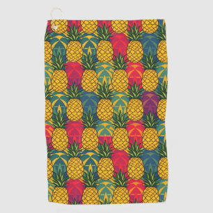 Pineapple Pattern Golf Towel