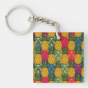 Pineapple Pattern Key Ring