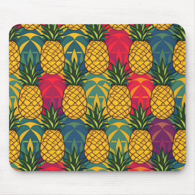 Pineapple Pattern  Mouse Pad (Front)