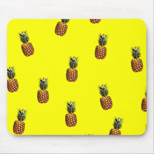 pineapple pattern mouse pad