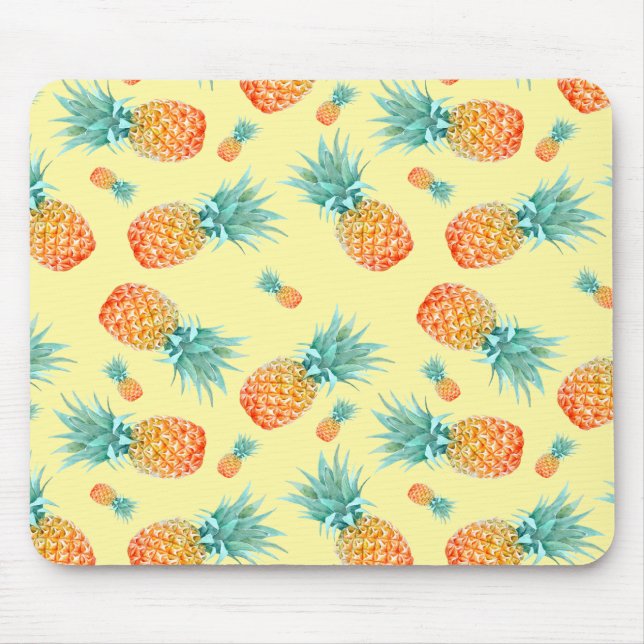 Pineapple Pattern Mouse Pad (Front)