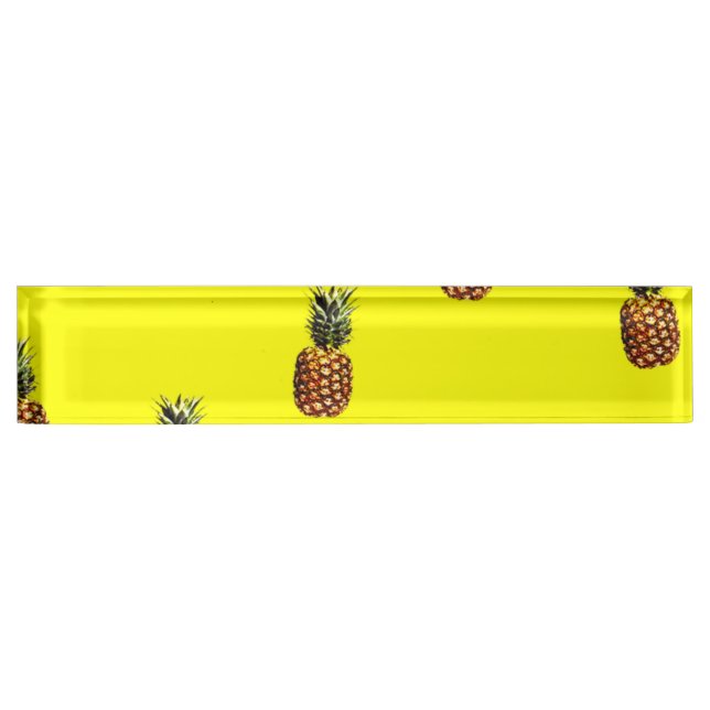 pineapple pattern nameplate (Front)
