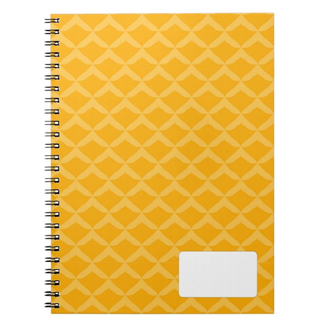 Pineapple Pattern... Notebook (Front)