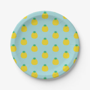 Pineapple Pattern Paper Plate