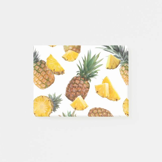 Pineapple Pattern Post-it Notes (Front)