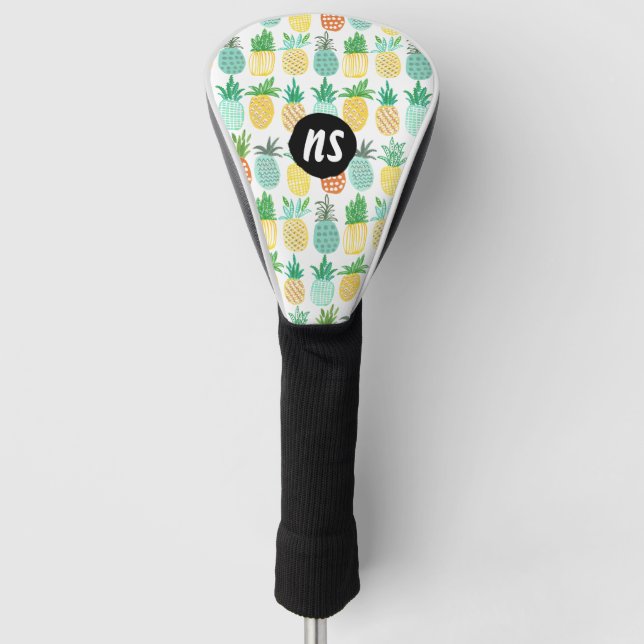 Pineapple Pattern | Putter | Golf club cover (Front)