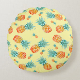 Pineapple Pattern Round Cushion